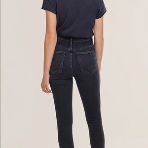 PINCH WAIST ULTRA HIGH RISE SKINNY IN HOTLINE